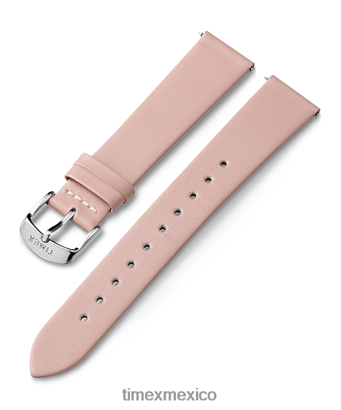 correas | Timex Correa de cuero de 18 mm. unisexo P08BBP448 rosa