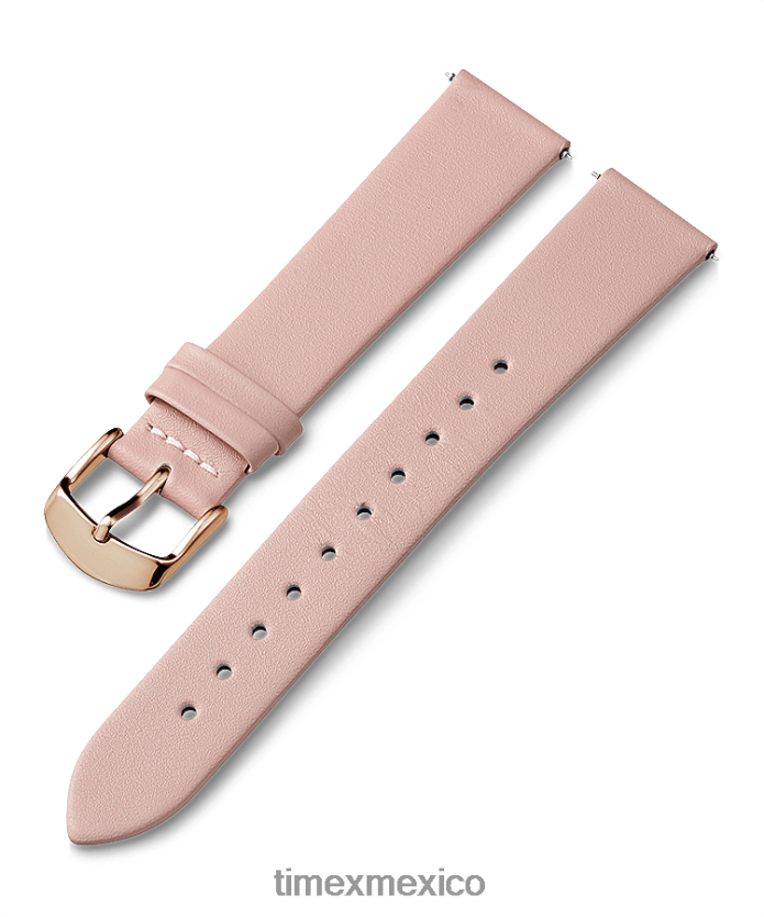 correas | Timex Correa de cuero de 18 mm. unisexo P08BBP450 rosa