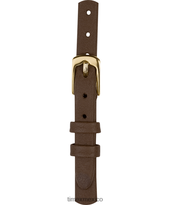 correas | Timex Correa de cuero de 9 mm. unisexo P08BBP447 marrón