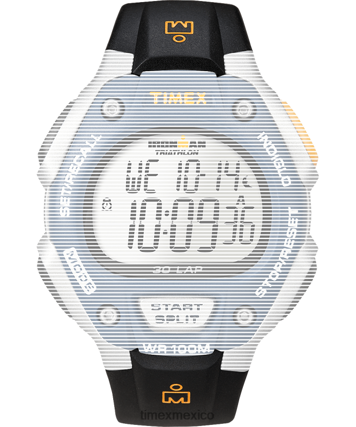 correas | Timex Correa de repuesto para Ironman Classic 30 de tamaño completo. unisexo P08BBP673 negro