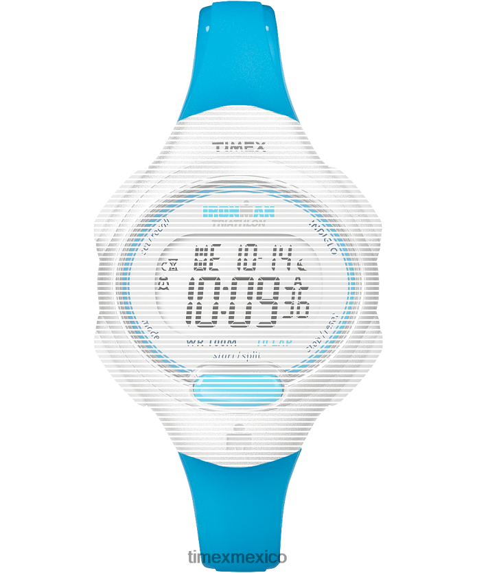 correas | Timex Correa de repuesto para Ironman Essential 10 de tamaño medio. unisexo P08BBP581 azul
