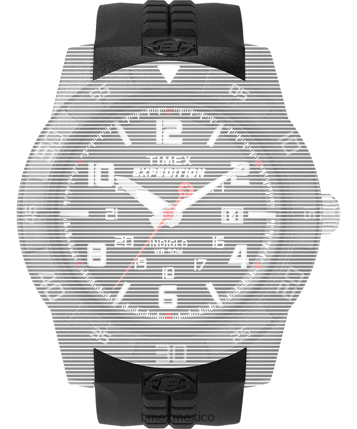 correas | Timex Correa de repuesto para el análogo de núcleo robusto Expedition. unisexo P08BBP677 negro