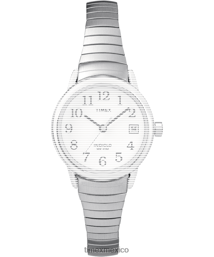 correas | Timex Correa de repuesto para fácil lectura. unisexo P08BBP568 acero inoxidable