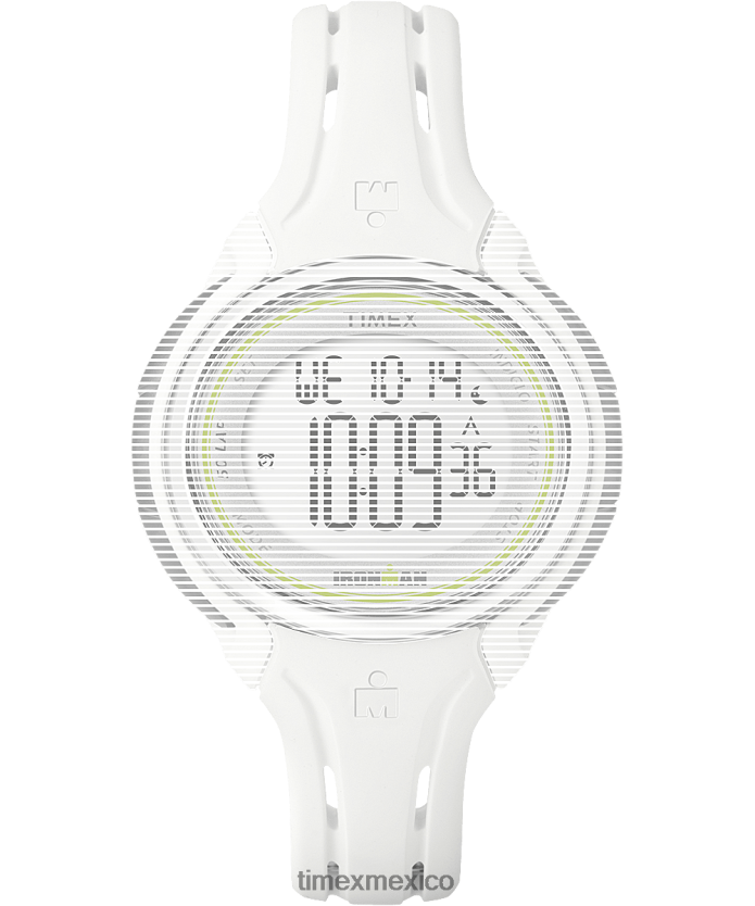 correas | Timex Correa de repuesto para ironman elegante 50 de tamaño medio. unisexo P08BBP575 blanco