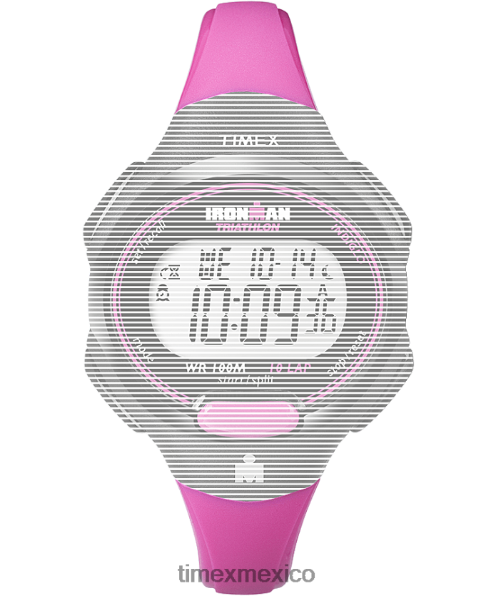 correas | Timex Correa de resina de repuesto de 12 mm para Ironman Essential 10 de tamaño mediano. unisexo P08BBP551 rosa