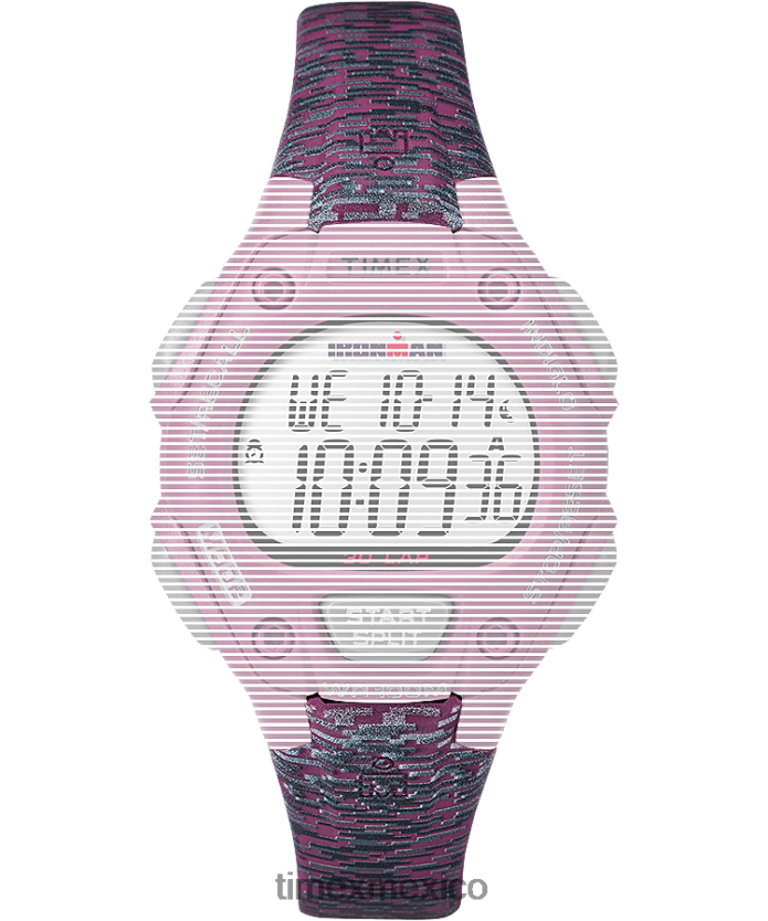 correas | Timex Correa de resina de repuesto de 14 mm para Ironman Classic 30 de tamaño mediano. unisexo P08BBP625 rosa