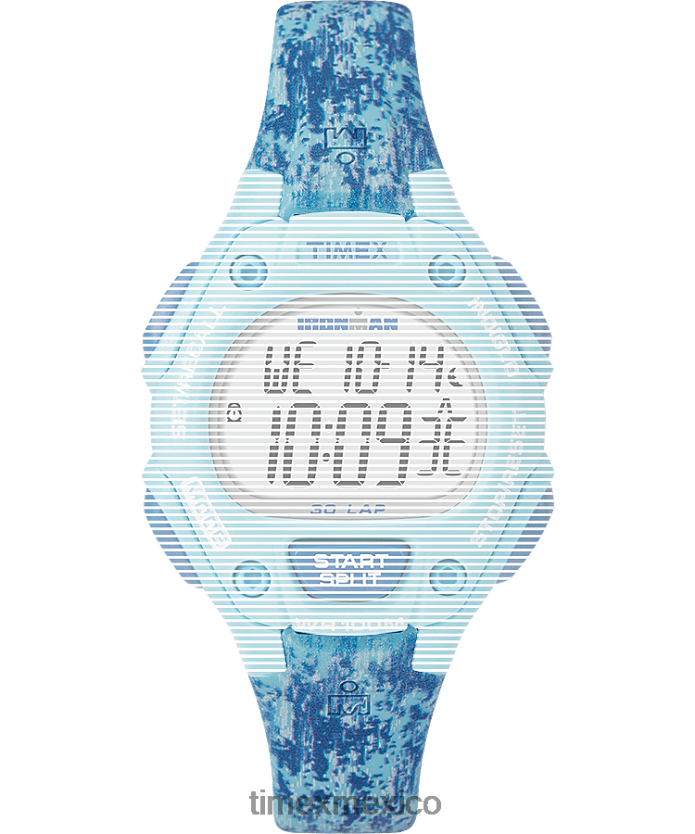 correas | Timex Correa de resina de repuesto de 14 mm para Ironman Classic 30 de tamaño mediano. unisexo P08BBP634 azul