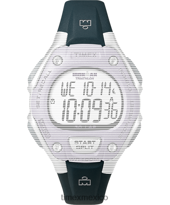 correas | Timex Correa de resina de repuesto de 14 mm para Ironman Classic 30 de tamaño mediano. unisexo P08BBP646 negro