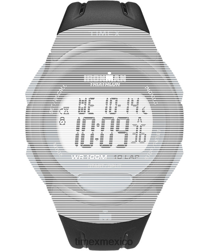 correas | Timex Correa de resina de repuesto de 16 mm para Ironman Essential 10 de tamaño completo. unisexo P08BBP597 negro