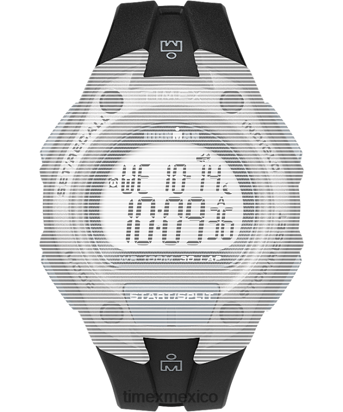 correas | Timex Correa de resina de repuesto de 18 mm para Ironman Classic 30 de gran tamaño. unisexo P08BBP704 negro