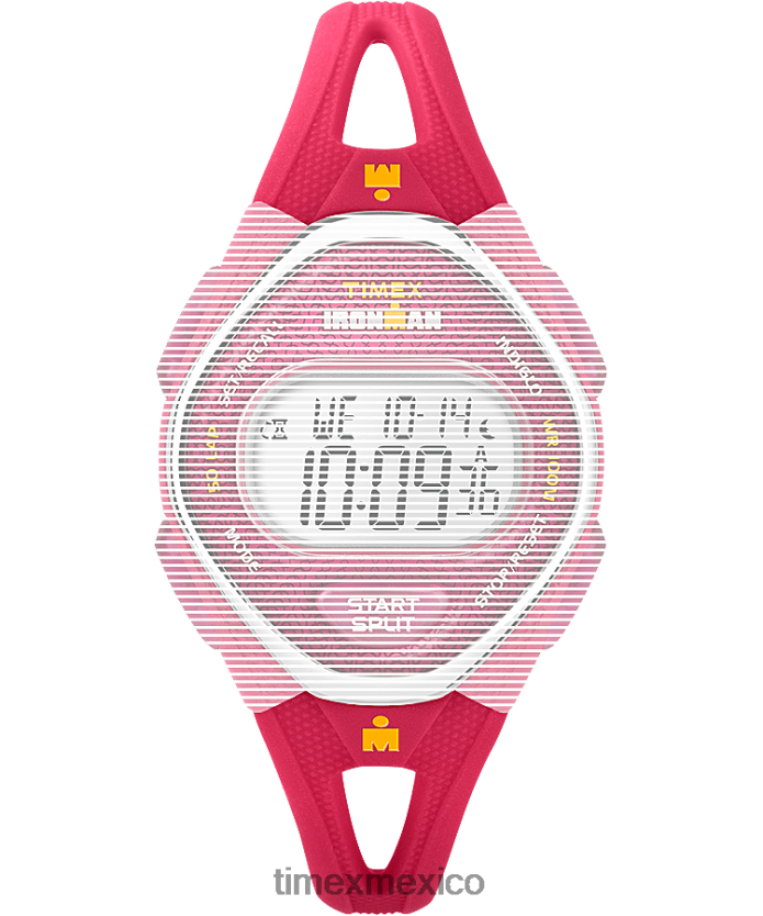 correas | Timex Correa de silicona de repuesto de 14 mm para Ironman Sly 50 de tamaño mediano. unisexo P08BBP593 rosa