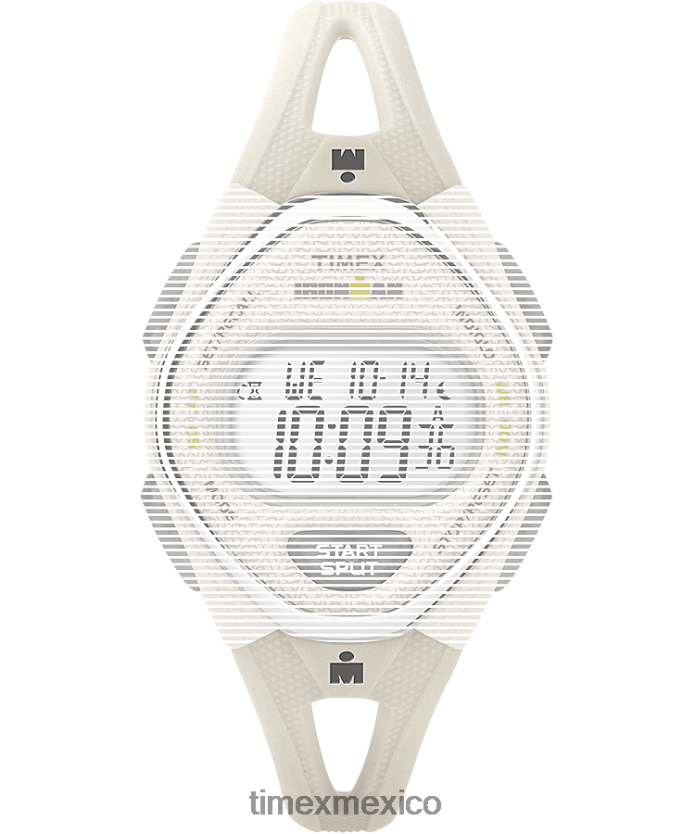 correas | Timex Correa de silicona de repuesto de 14 mm para Ironman Sly 50 de tamaño mediano. unisexo P08BBP594 blanco