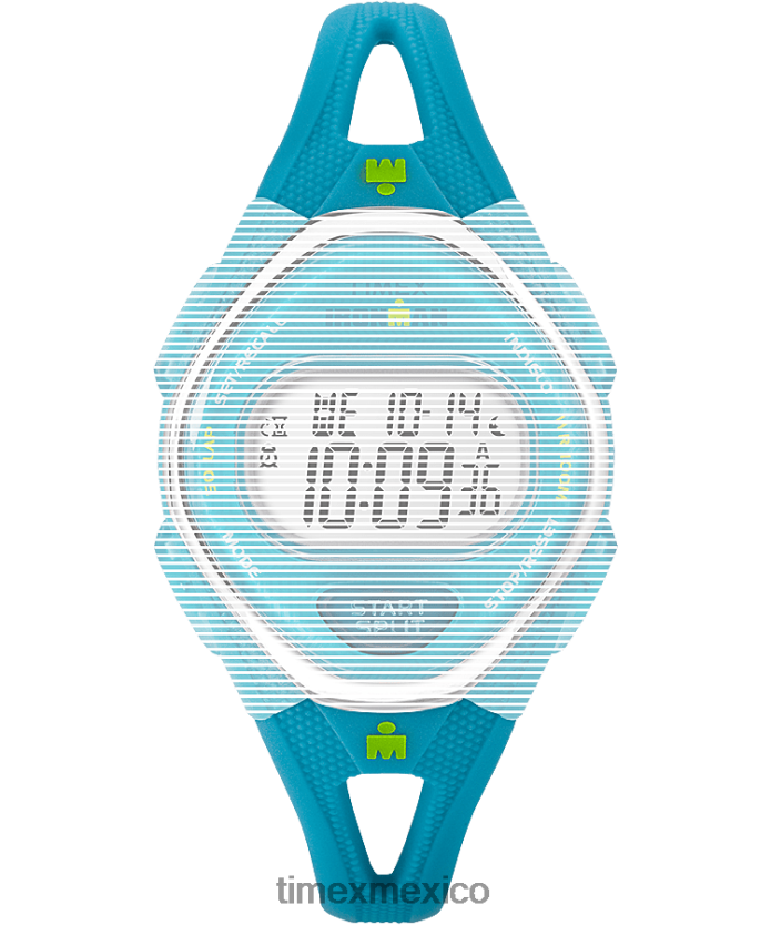 correas | Timex Correa de silicona de repuesto de 15 mm para Ironman Sly 50 de tamaño mediano. unisexo P08BBP609 azul