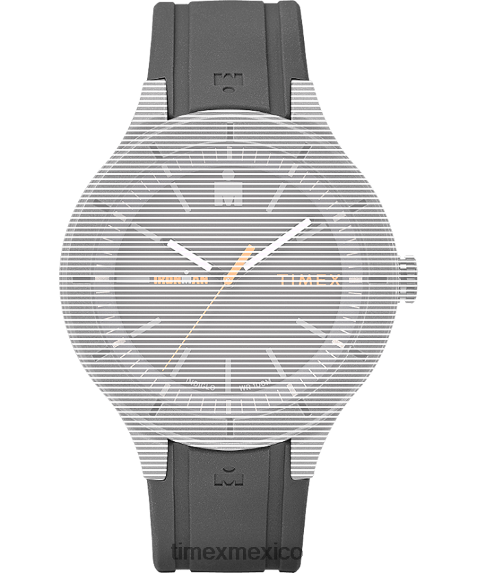 correas | Timex Correa de silicona de repuesto de 20 mm para Ironman Essential. unisexo P08BBP608 gris