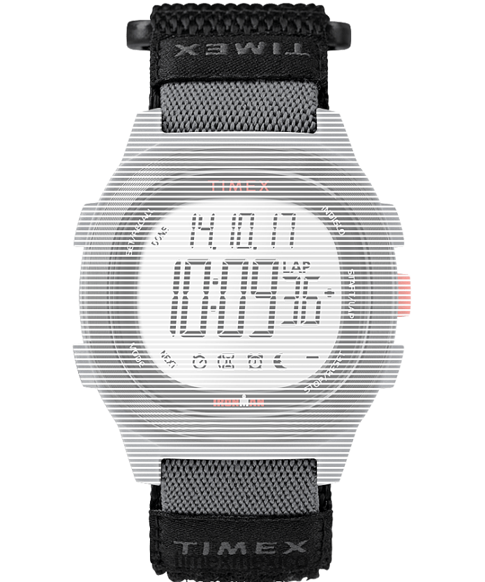 correas | Timex Correa de tela elástica de repuesto de 20 mm para ironman transit. unisexo P08BBP668 negro