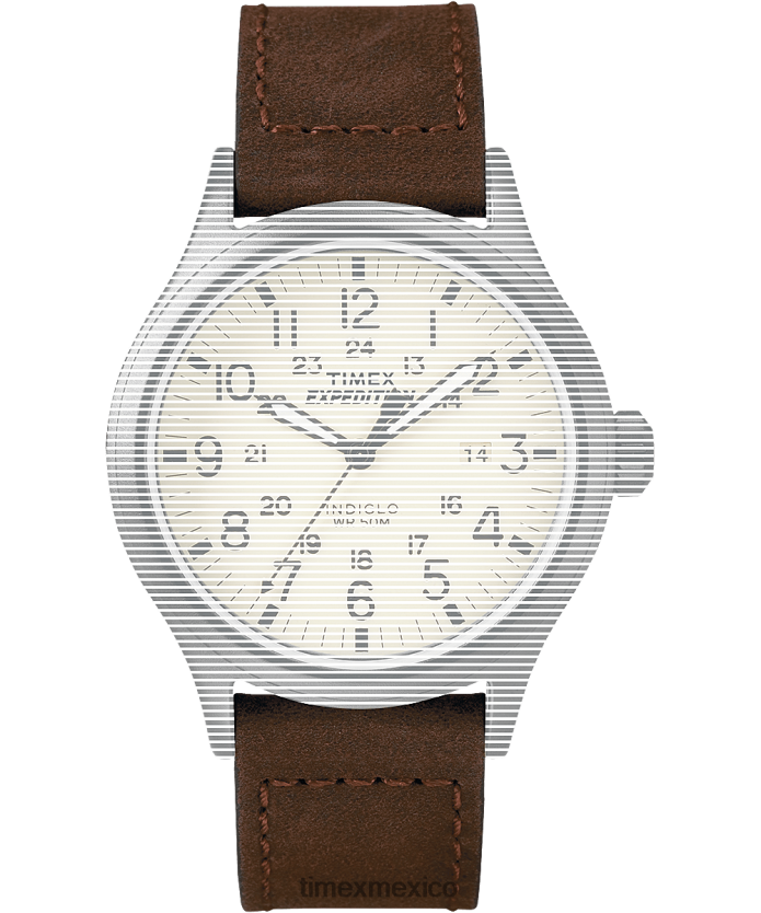 correas | Timex correa de repuesto para explorador de expedición unisexo P08BBP627 marrón