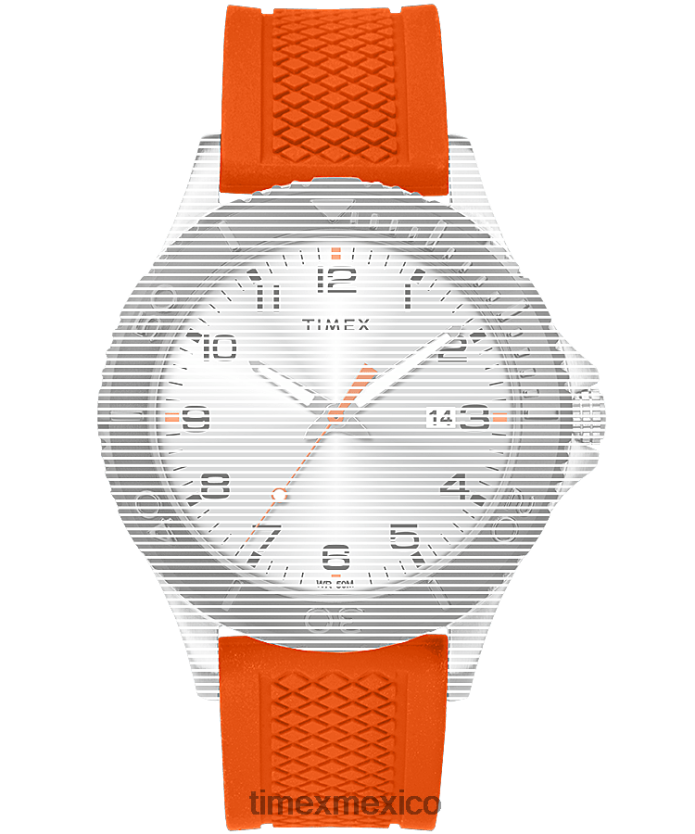 correas | Timex Correa de silicona de repuesto de 20 mm para Tribute Gamer. unisexo P08BBP562 naranja