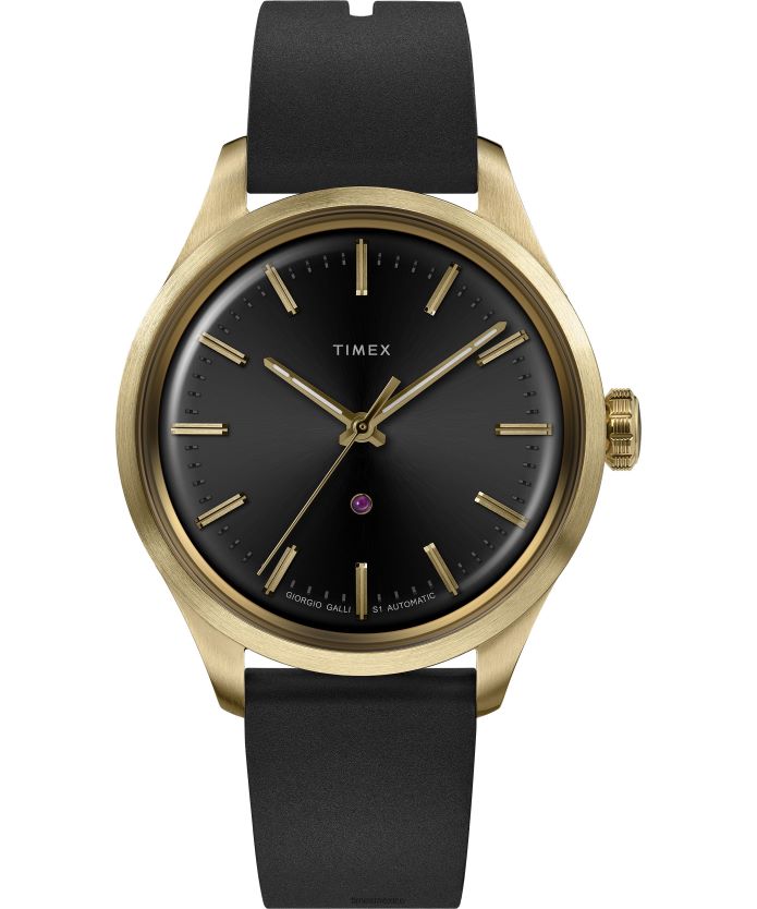 relojes | Timex giorgio galli s1 automático 38mm edición limitada hombres P08BBP41 tono dorado/negro