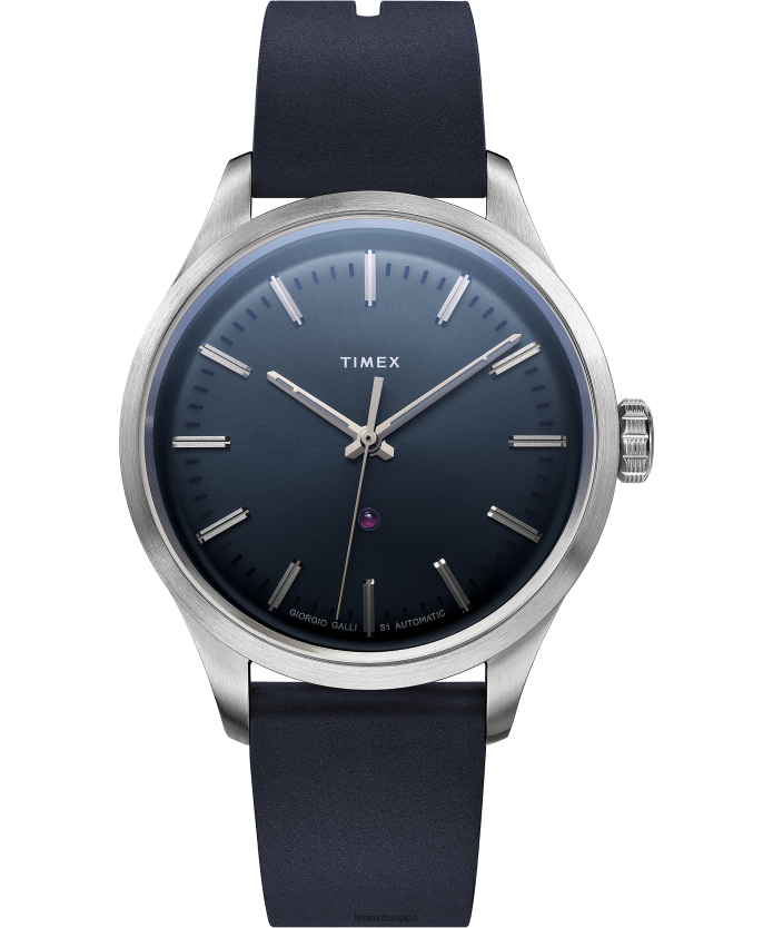 relojes | Timex giorgio galli s1 automático 38mm hombres P08BBP52 azul atlántico