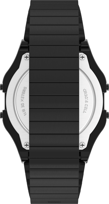 relojes | Timex Reloj con banda de expansión de acero inoxidable T80 de 34 mm. hombres P08BBP171 negro