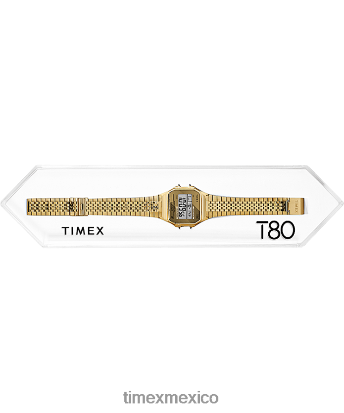 relojes | Timex Reloj con banda de expansión de acero inoxidable T80 de 34 mm. hombres P08BBP171 negro