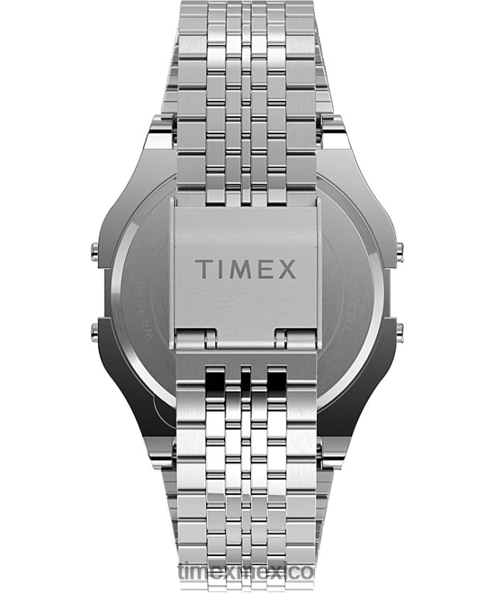 relojes | Timex reloj t80 de 34 mm con pulsera de acero inoxidable hombres P08BBP156 verde/acero inoxidable