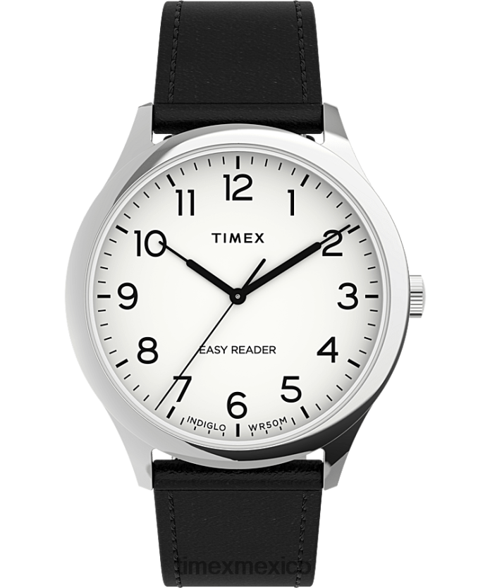 relojes | Timex Reloj Easy Reader Gen1 de 40 mm con correa de cuero hombres P08BBP192 moda