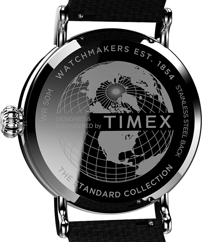 relojes | Timex Reloj estándar con correa de tela de 40 mm. hombres P08BBP200 tono plateado/negro/verde