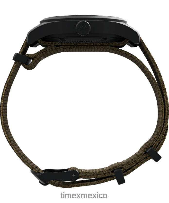 relojes | Timex Reloj Expedition North Field Post Solar de 36 mm con correa de tela reciclada hombres P08BBP23 ip-negro/bronceado/negro