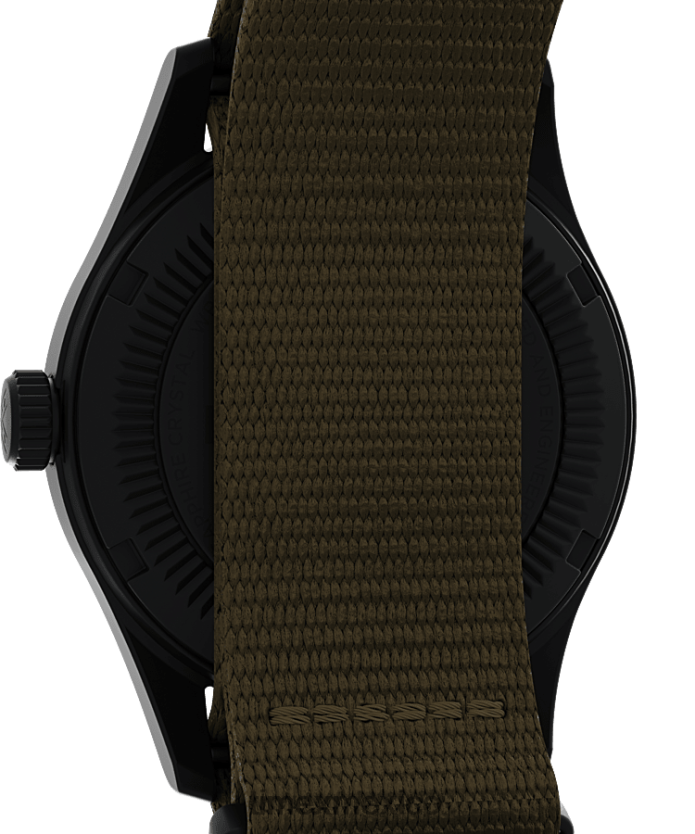 relojes | Timex Reloj Expedition North Field Post Solar de 36 mm con correa de tela reciclada hombres P08BBP23 ip-negro/bronceado/negro