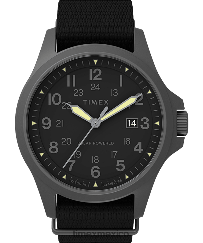 relojes | Timex Reloj Expedition North Field Post Solar de 41 mm con correa de tela reciclada hombres P08BBP31 bronce/negro