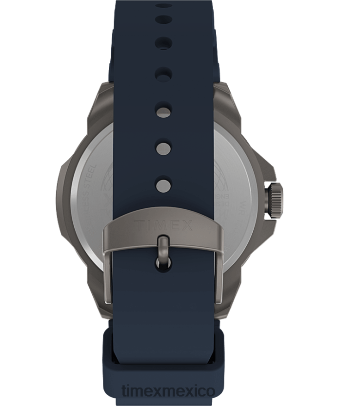 relojes | Timex Reloj Expedition North Ridge de 41 mm con correa de silicona. hombres P08BBP16 titanio/azul