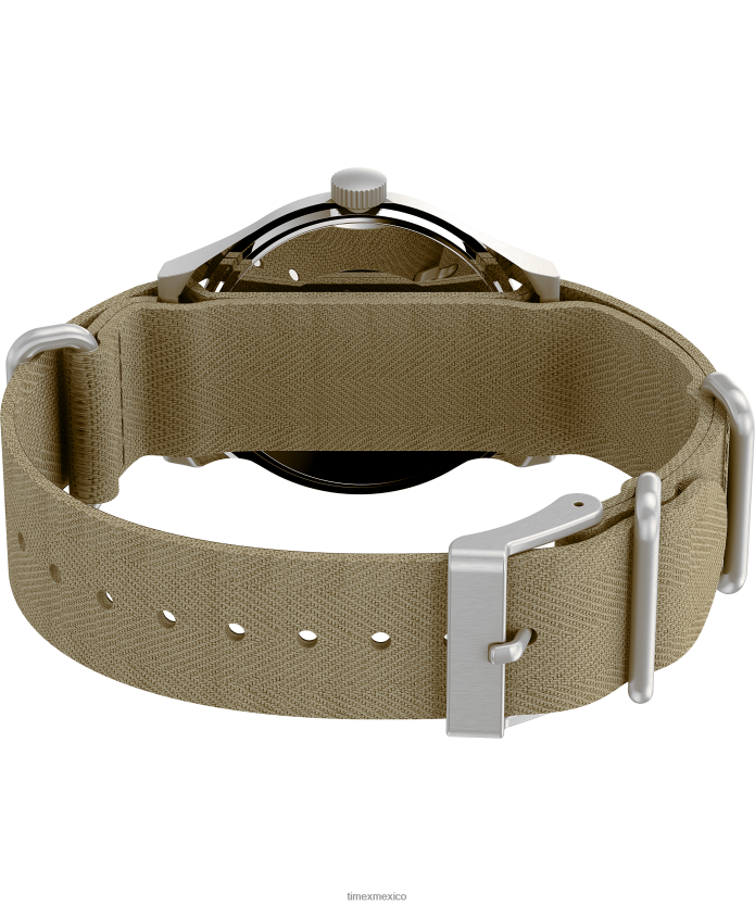relojes | Timex x nigel cabourn juego de reloj con correa de tela de 36 mm hombres P08BBP37 broncearse