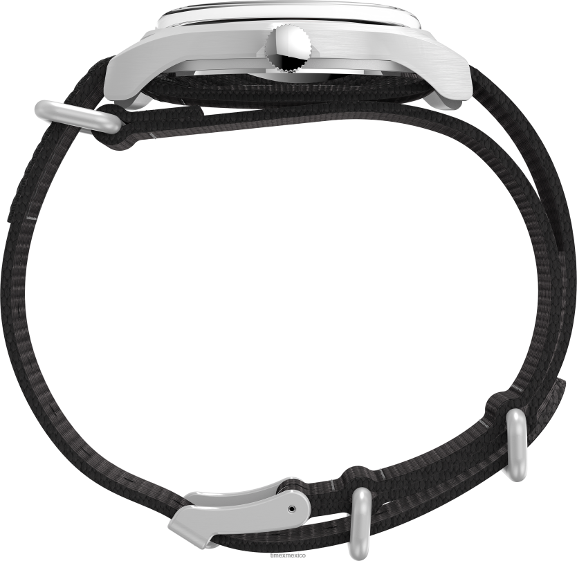 relojes | Timex x reloj todd snyder mk1 de 40 mm con correa de tela hombres P08BBP1 acero inoxidable/negro/otro