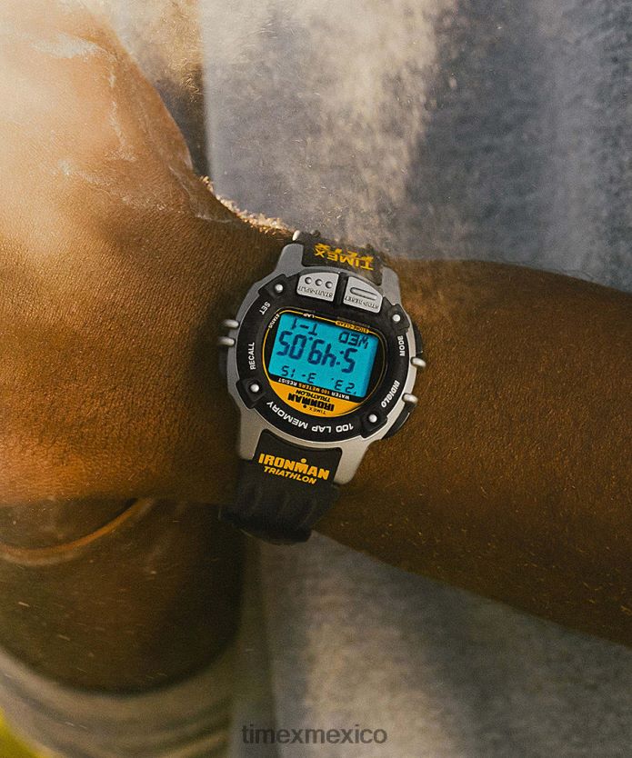 relojes | x TIMEX reedición de huckberry ironman flix hombres P08BBP78 gris negro