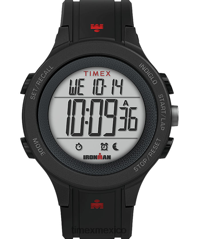 relojes | Timex reloj ironman t200 42mm con correa de silicona hombres P08BBP270 negro