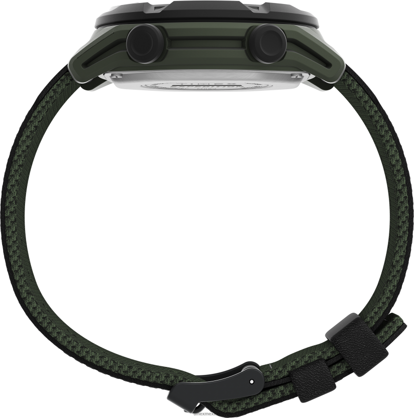 relojes | Timex Reloj Expedition Trailblazer+ de 43 mm con correa de material mixto. hombres P08BBP240 verde/negro