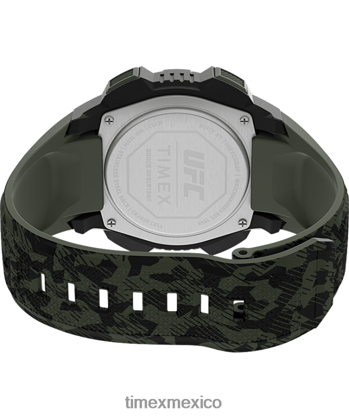 relojes | Timex reloj ufc core shock de 45 mm con correa de resina hombres P08BBP268 negro/camuflaje