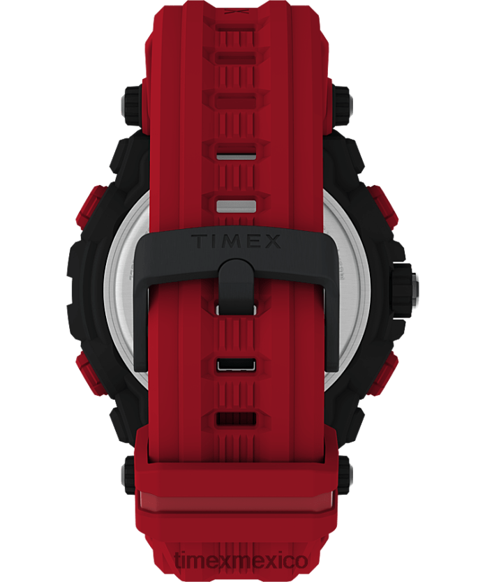 relojes | Timex reloj ufc impact de 50 mm con correa de resina hombres P08BBP246 negro/rojo