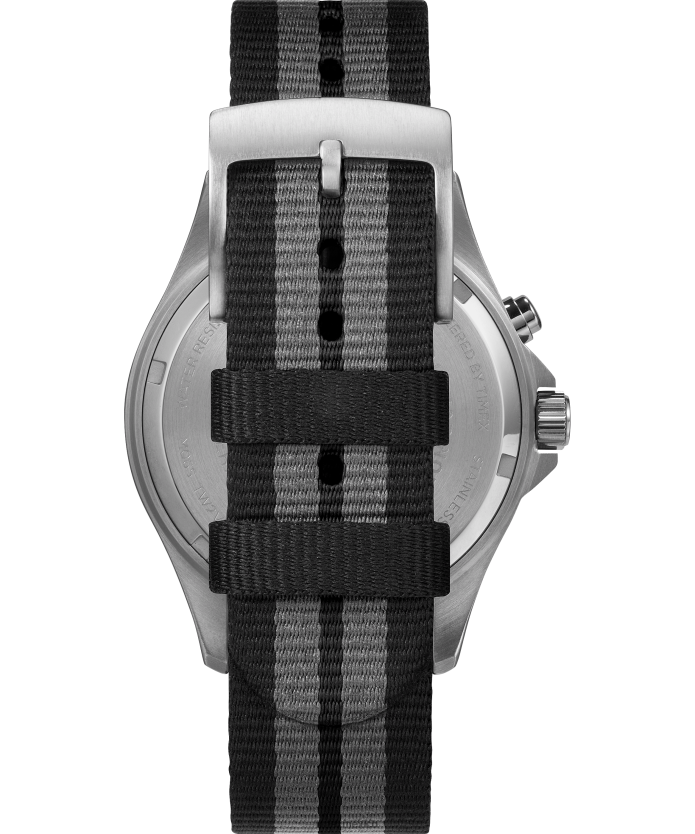 relojes | Timex x reloj finisterre de 41 mm con correa de tela hombres P08BBP112 acero inoxidable/negro