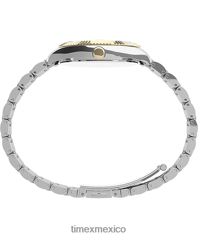 relojes | Timex Reloj Legacy Boyfriend de 36 mm con pulsera de acero inoxidable mujer P08BBP336 bicolor/tono dorado