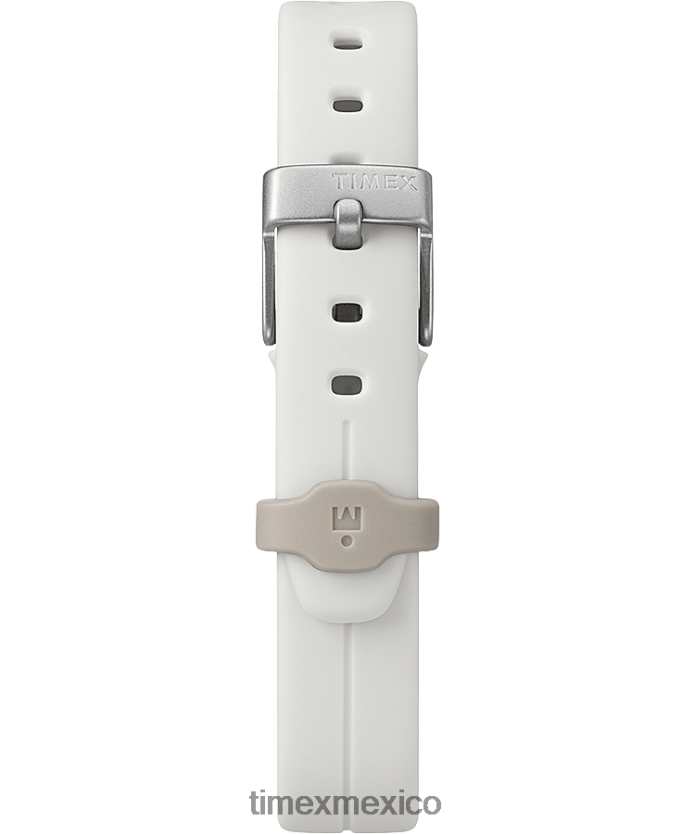 relojes | Timex Reloj Ironman Transit de tamaño mediano con correa de resina de 33 mm. mujer P08BBP407 blanco/tono oro rosa