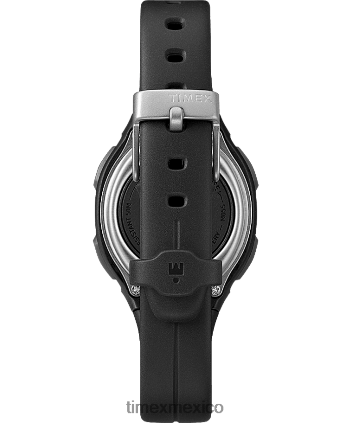 relojes | Timex Reloj de actividad y frecuencia cardíaca ironman heartfit transit+ con correa de resina de 33 mm mujer P08BBP402 negro/tono plateado