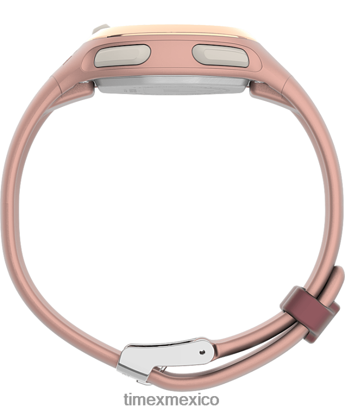 relojes | Timex reloj transit de 33 mm con correa de resina mujer P08BBP406 tono rosa/oro rosa