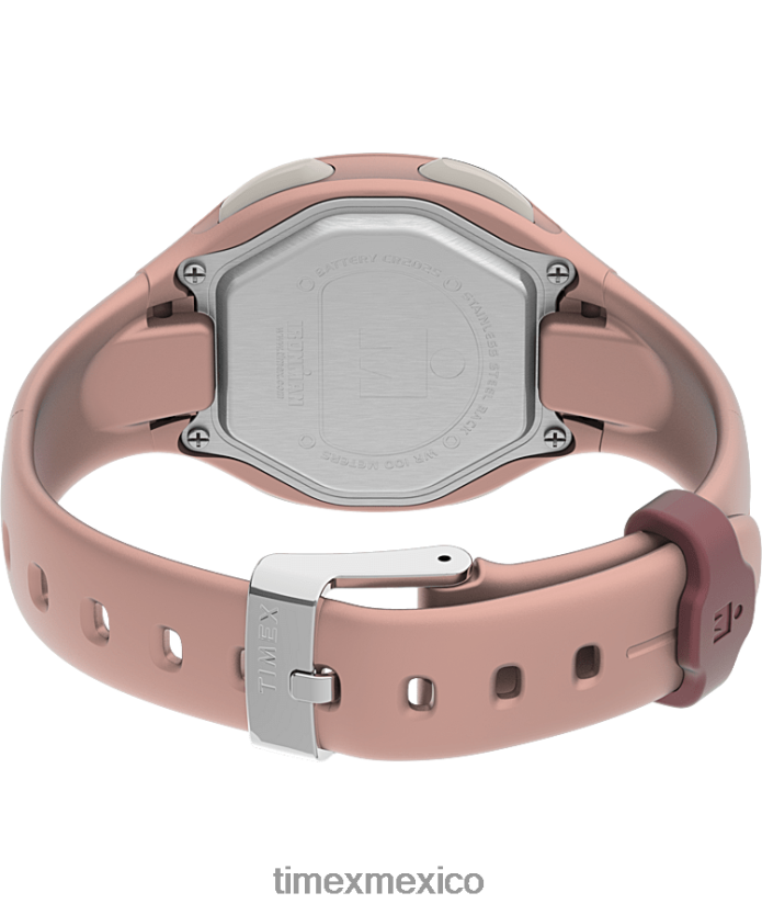 relojes | Timex reloj transit de 33 mm con correa de resina mujer P08BBP406 tono rosa/oro rosa