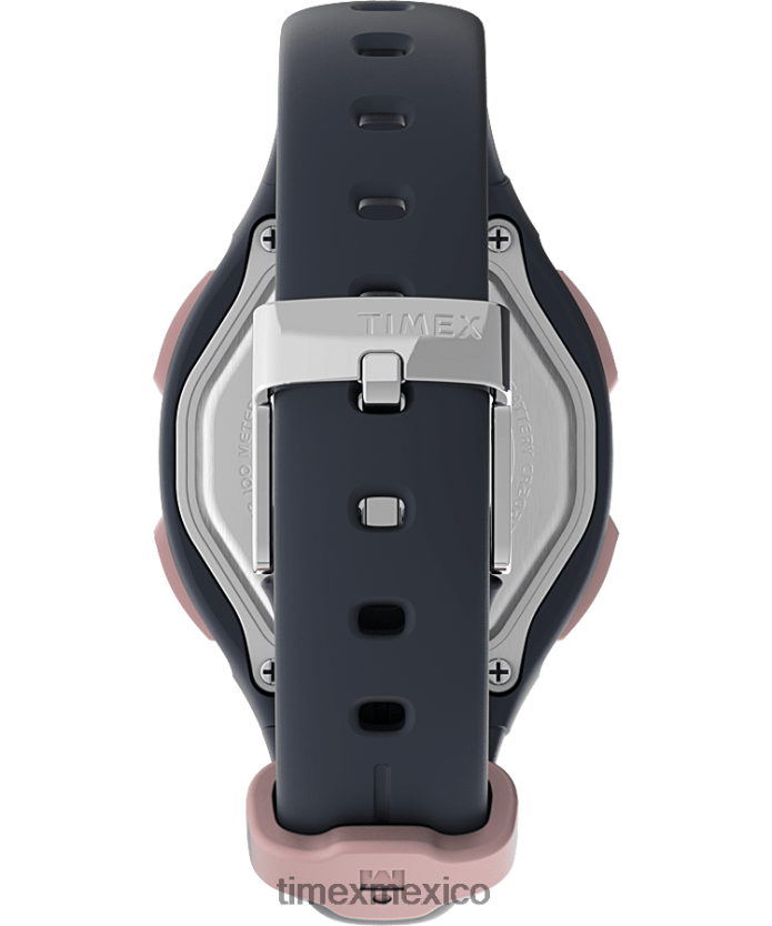 relojes | Timex reloj transit de 33 mm con correa de resina mujer P08BBP408 azul marino/tono oro rosa